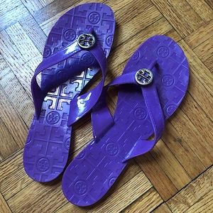 Tory Burch Women's Violet Thora Jelly Flip Flops